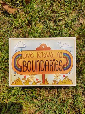 Love Knows no Boundaries Postcard